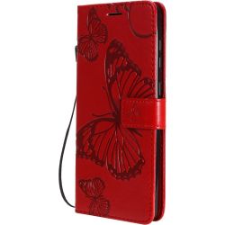 Mobigear Butterfly Housse Samsung Galaxy A31 Etui Porte-Monnaie - Rouge