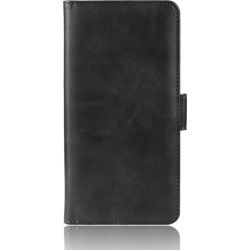 Mobigear Slim Magnet - Coque OnePlus 7T Etui Portefeuille - Noir