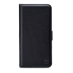 Mobilize Classic Gelly Wallet - Coque OnePlus 7T Etui Portefeuille - Noir